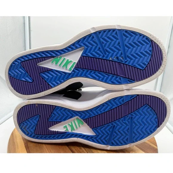 Nike Air Flight Huarache Men's Size 13 OG White Varsity Royal Lyon Blue 0364 - Picture 9 of 9